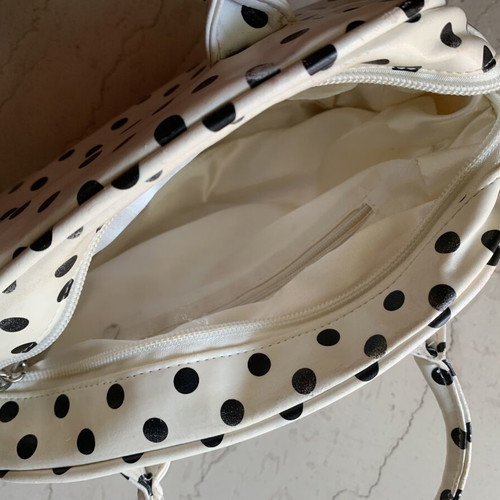 Neseser bag like new with shoulder strap, white