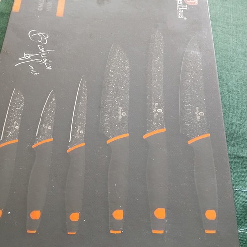 Berlinger Haus Granit Diamond Line kitchen knife set of 3 new