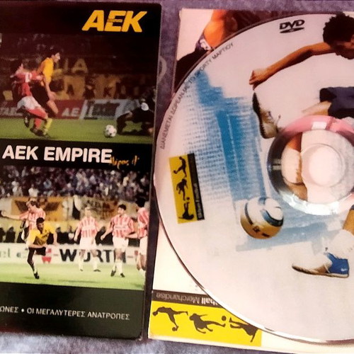 Best10 AEK Empire DVD used with bonus Mathe Freestyle Football DVD