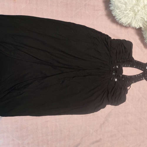 Dress Toi&Moi black with rhinestones like new