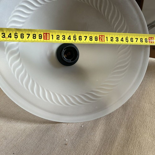 Glass ceiling light 30 cm like new