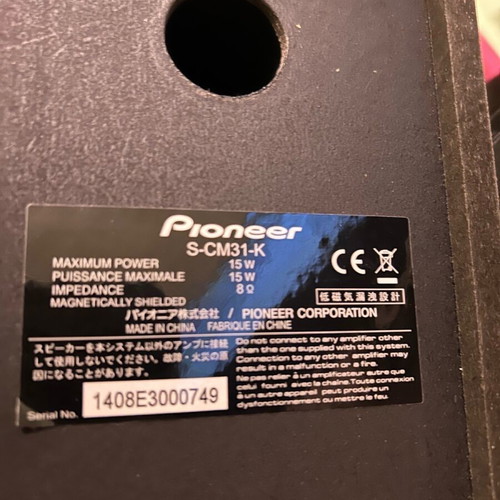 Pioneer Micro HiFi with CD and Bluetooth like new