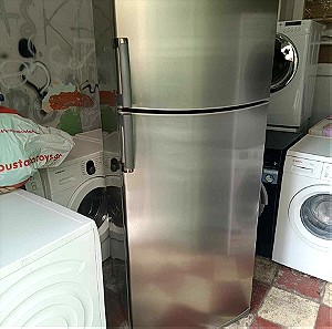 Ψυγείο ινοξ whirlpool 185x70