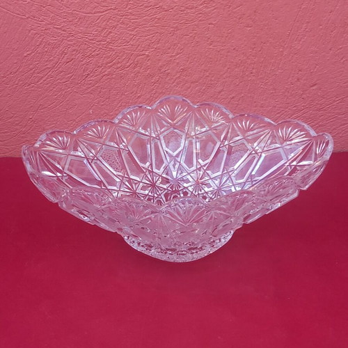 Crystal fondue bowl