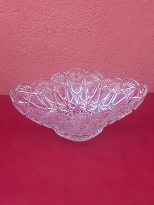 Crystal fondue bowl