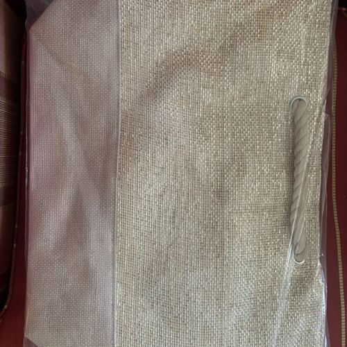 Beach bag new, beige and silver shoulder style