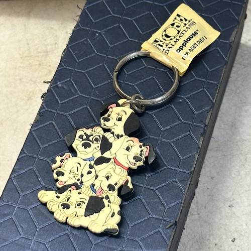 Disney 101 Dalmatians Applause keychain used, collectible PVC 7x4.5 cm
