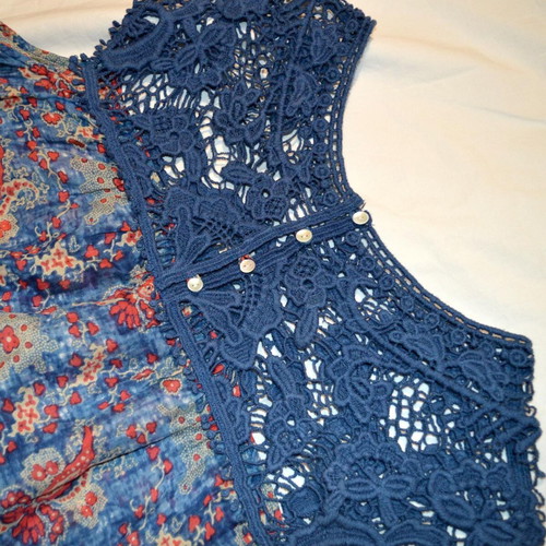 Boho chic lace top