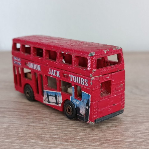Αυτοκινητάκι Matchbox London Bus 1981 μεταχειρισμένο, Union Jack Tours