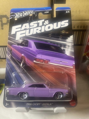Hotwheels 1966 Chevy Impala used, Fast & Furious