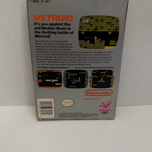 Metroid Nintendo Entertainment System (NES) used, complete USA version