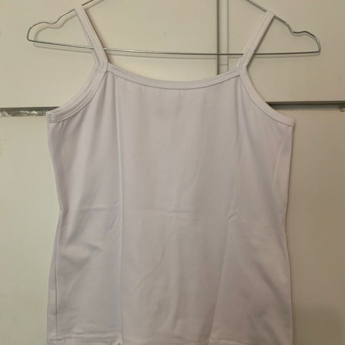 White camisole one size new, elastic