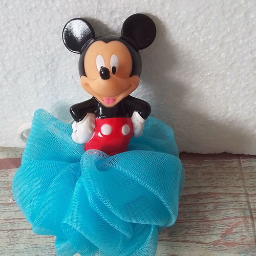 Mickey Mouse 3D bath sponge for kids new