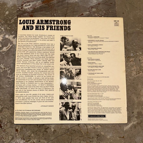Louis Armstrong And His Friends LP used, jazz