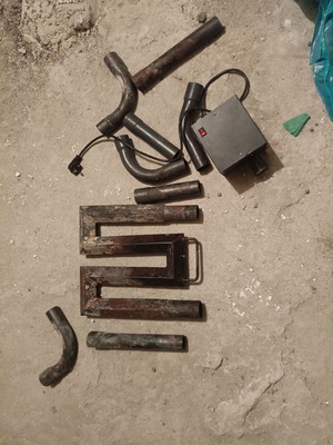 Fireplace air heater used
