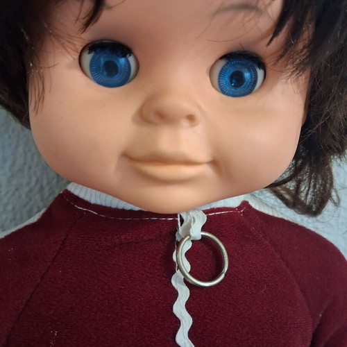 German doll 60cm used with walking mechanism and crying feature