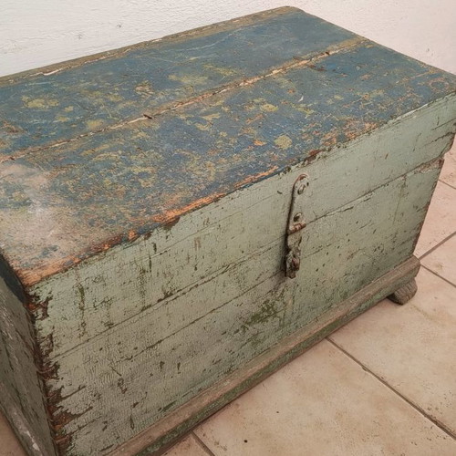 Small very old chest used