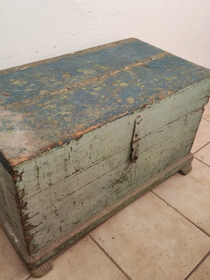 Small very old chest used
