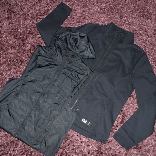 Under Hunter Accelerate 3-in-1 Jacket and Vest new, size L, black