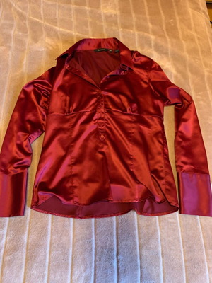 Zara satin shirt like new, sizes M and L