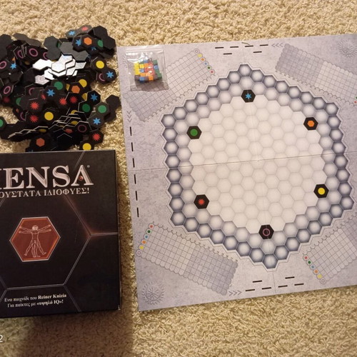 Mensa board game used with instructions
