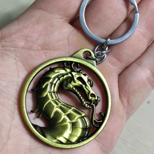 Mortal Kombat metal keychain vintage, like new