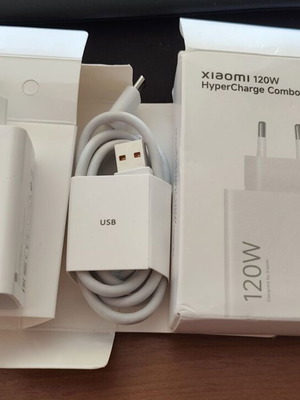 Φορτιστής Xiaomi 120W με καλώδιο φόρτισης σαν καινούργιο