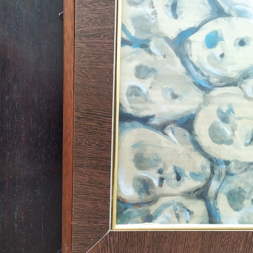 Framed painting 62x52 cm like new