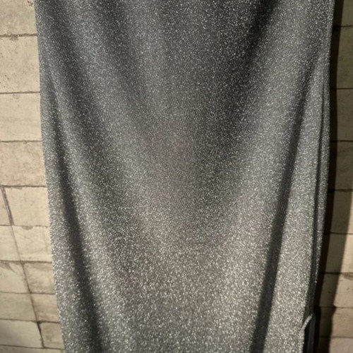 Long silver lurex dress Baobab new, size L
