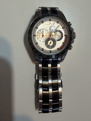 Jacques Lemans F1 watch silver used, men's