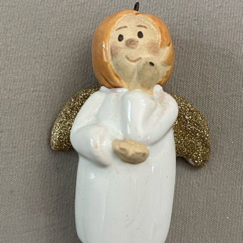 Angel used handmade decorative with glossy finish