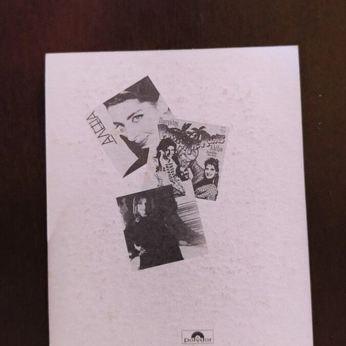 Autograph from singer Alexia used