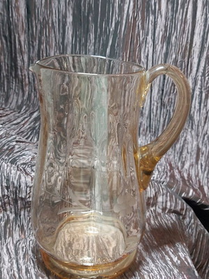 Glass carafe used with fine vintage design