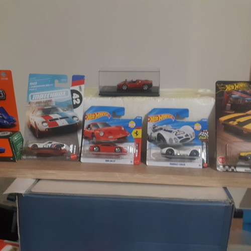 Set of Italian historic and classic supercar toy cars new
