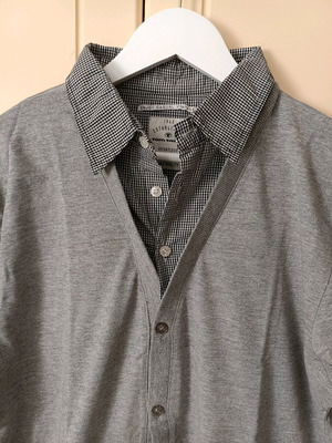 Tom Tailor men's cardigan gray like new, size L