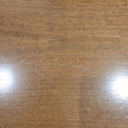 Wooden extendable table used with 33 cm extension