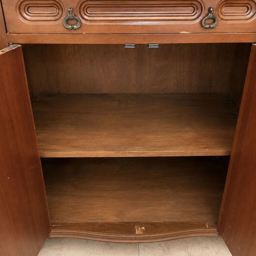 Classic style entrance furniture set with mirror and coat rack