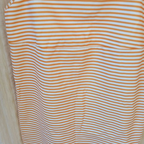 Zara summer dress like new, size M, white and orange
