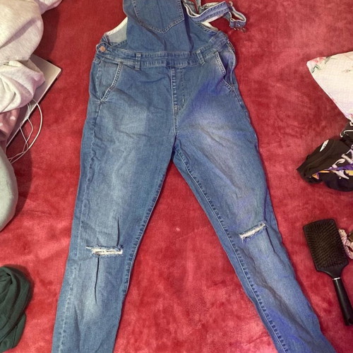 Denim salopette unused, size 42, excellent condition