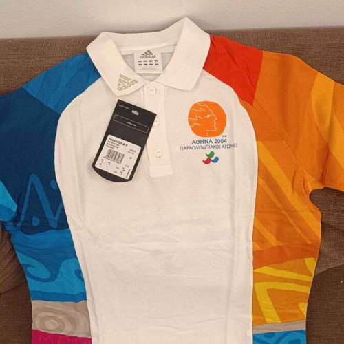 Polo shirt Athens 2004 Paralympic Games Adidas new