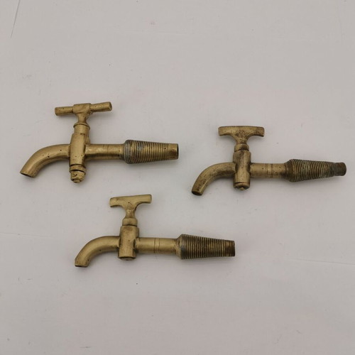 Wine barrel taps used, pack of 3 small collectible