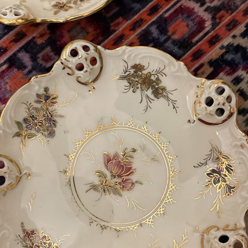 Μπωλ μικρά συλλεκτικά Moliere Rosenthal καινούργια, πορσελάνη με χρυσό διάκοσμο