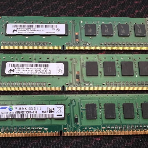 Ram PC DDR3 1x4 GB και 2x2 GB σαν καινούργιο