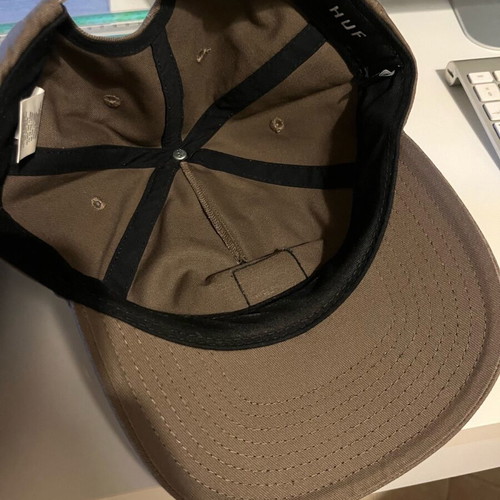 HUF cap like new, brown, one size