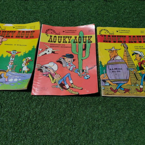 Lucky Luke comics used, good condition for their age