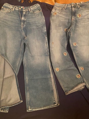 Tommy Jeans jeans like new, pack of 2, high waist, wide fit