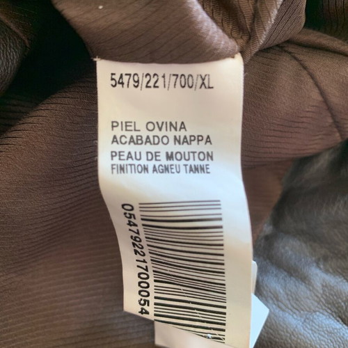Zara Sheepskin Nappa Leather Jacket like new, brown, size M
