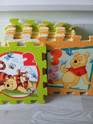 Baby Smile Winnie The Pooh EVA Floor Puzzle Mat, 9 pieces