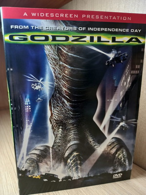 Godzilla DVD with Greek subtitles, slim case