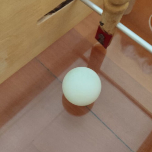 Wooden Foosball Table with Ping Pong Ball New